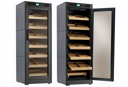 The Remington Lite Cabinet Cigar Cooler Refrigerator with Auto-Humidity  Control