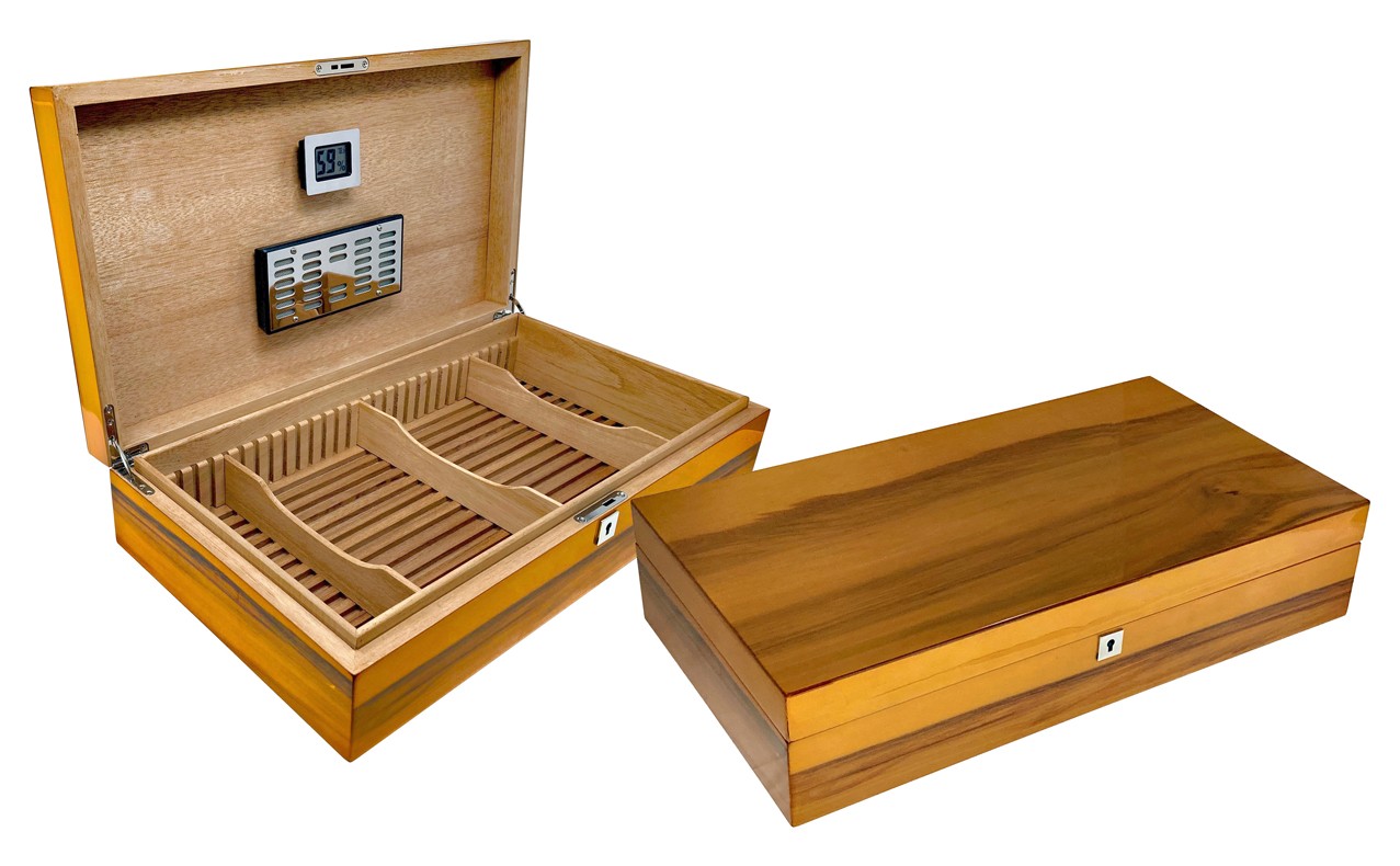Plain Humidor - Desktop Cigar Box