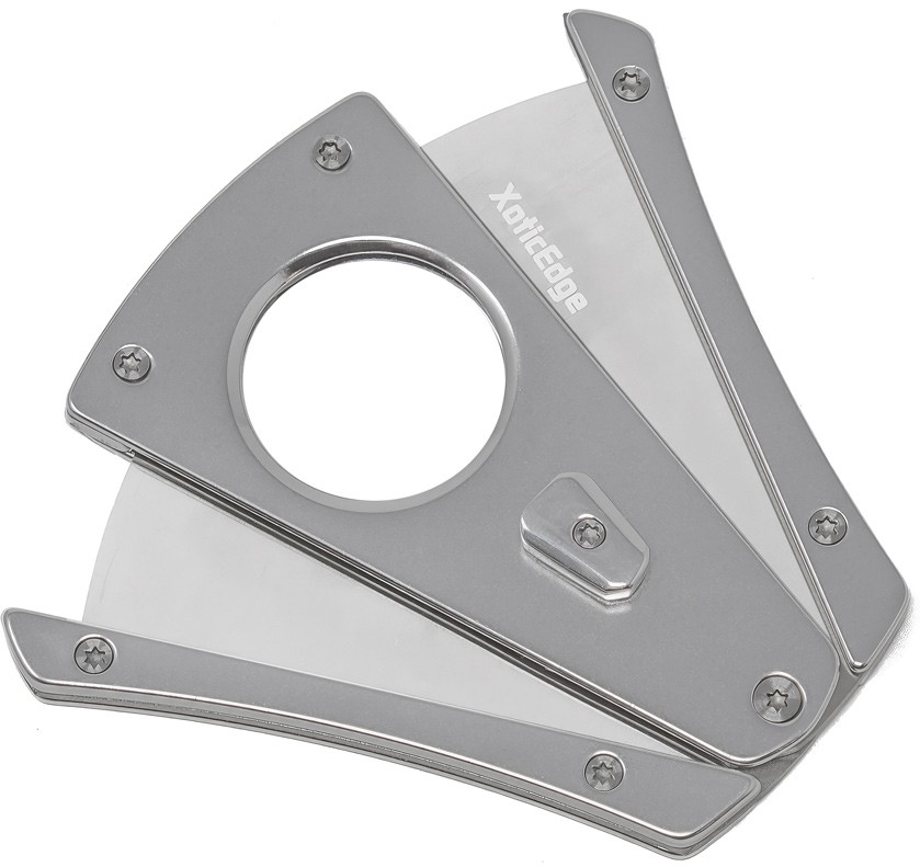 XhaleX Cigar Cutter in Silver